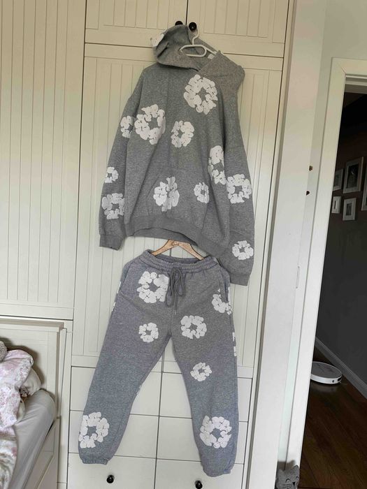 Denum tears track suit