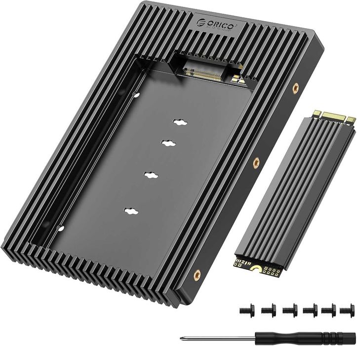 Adaptor ORICO M.2 NGFF HDD SATA 3,5 inch,SSD SATA M.2 B+M Key (D2NS)