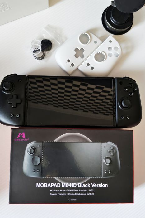 Nintendo Switch OLED + Чип Picofly + Mobapad M6 HD + 8BitDo Adapter 2