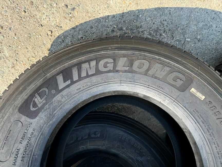 Anvelope noi radiale 385/65R22.5 marca LINGLONG pt semi remorca