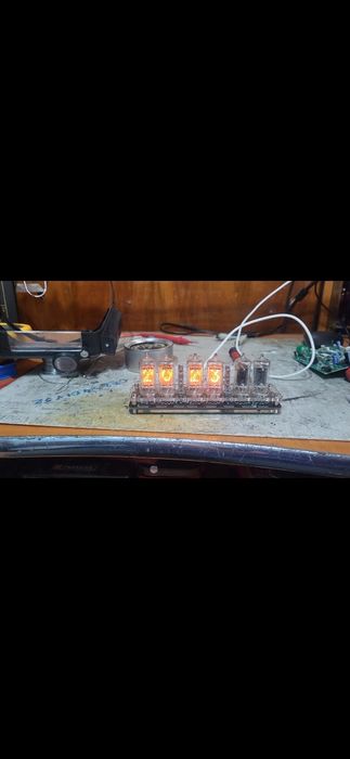 Ceas 6 digiti tub nixie(ZM nos)+telecomanda