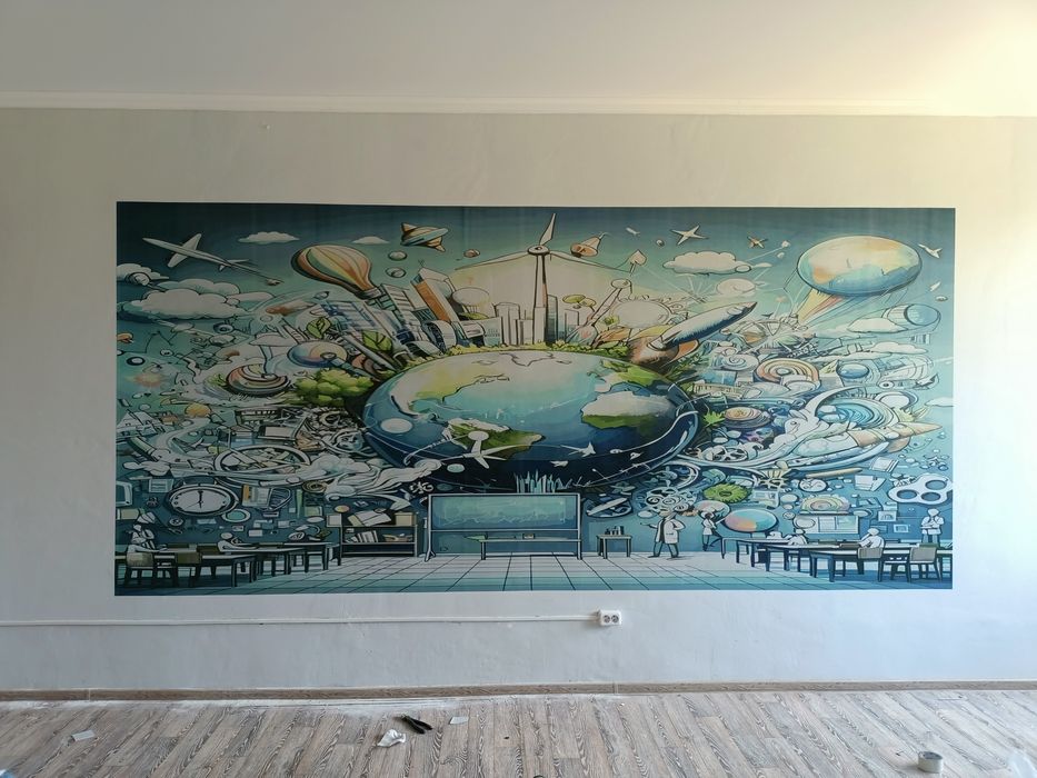 Рисунок принтером, картинки, картины, роспись стен