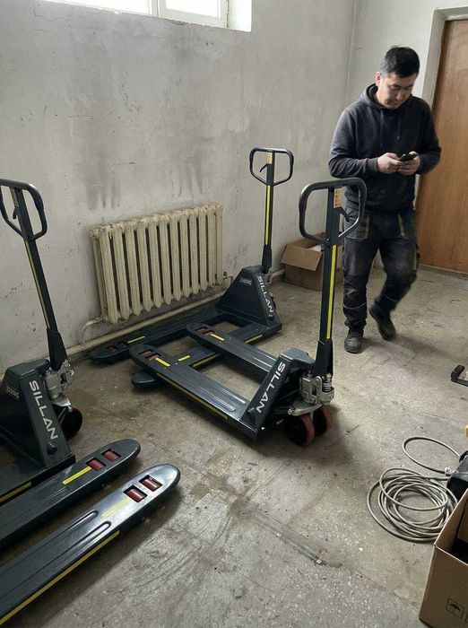 АССОРТИМЕНТ Рохля рокла гидравлическая тележка  2–5 тонн поддоны