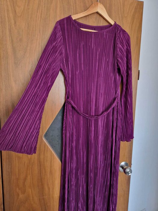 Rochie 3/4 de culoare lavanda