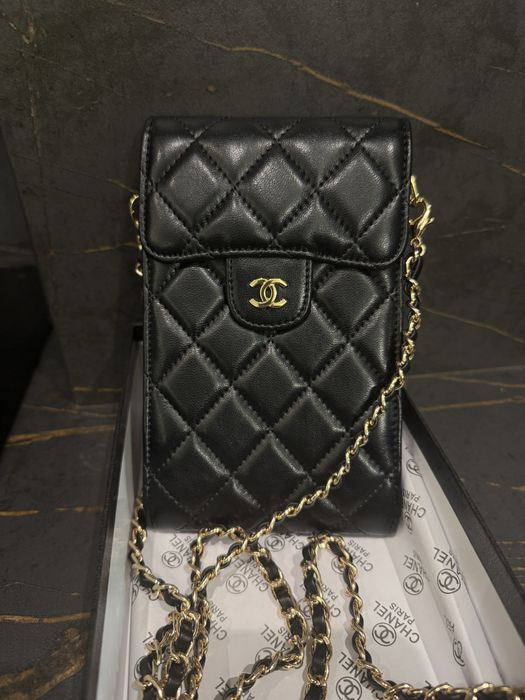 Дамска кожена чанта Chanel