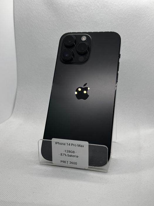 Magazin Vindem: Iphone 14 Pro Max, 128GB, 87% bateria
