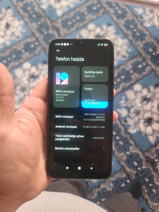 Redmi 9C holati yaxshi