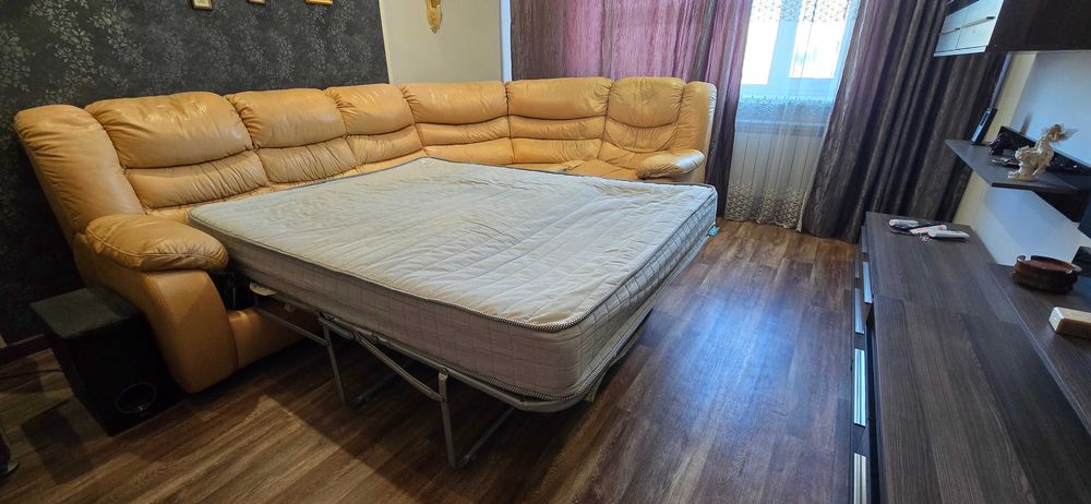 Диван кожаный, Пинскдрев, Беларусь