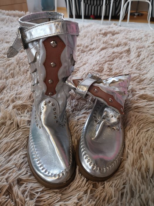 Есенни дамски екстравагантни ботуши