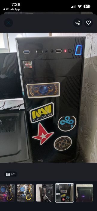 Продам игровой пк +моник