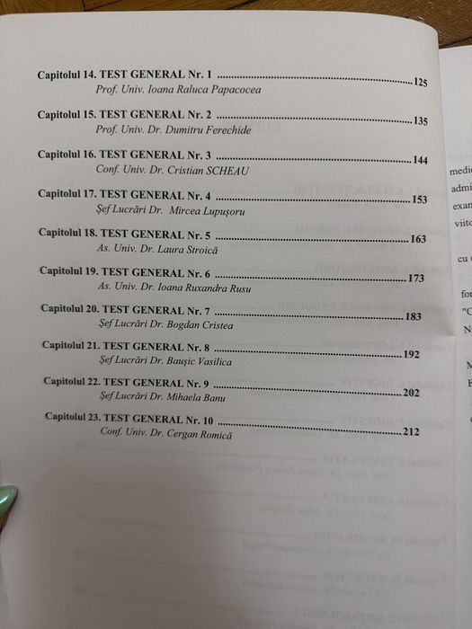 Teste Biologie UMFCD 2022