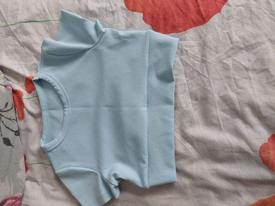 Costum sport fitness albastru deschis