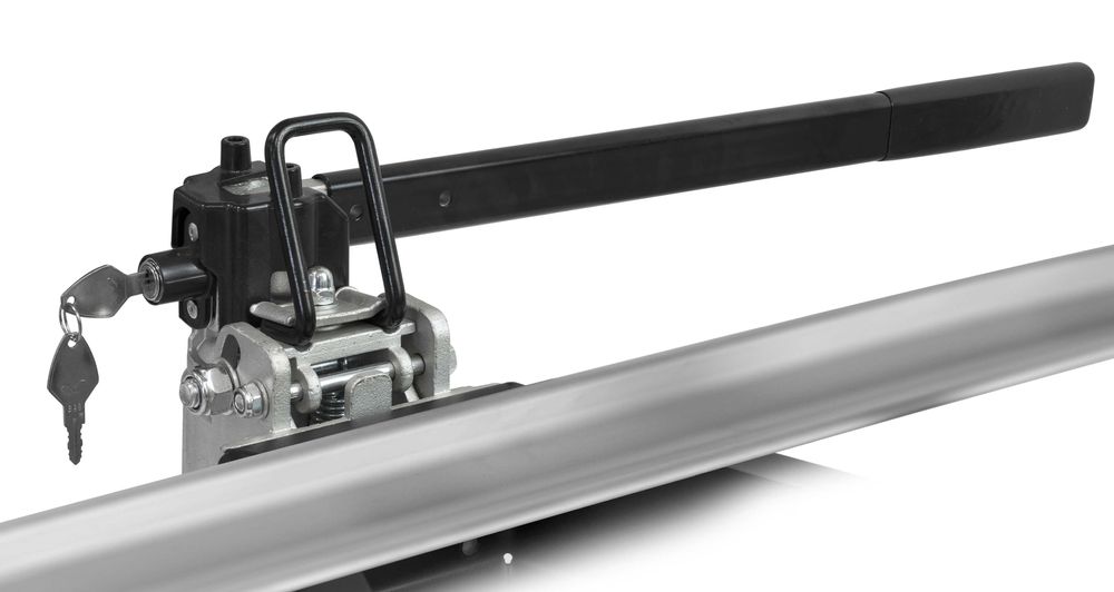 Suport bicicleta pe carlig Merak Rapid, 2 biciclete, maneta, aluminiu