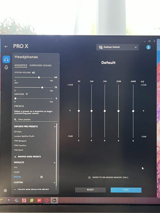 Casti Headset Logitech G Pro X cu microfon