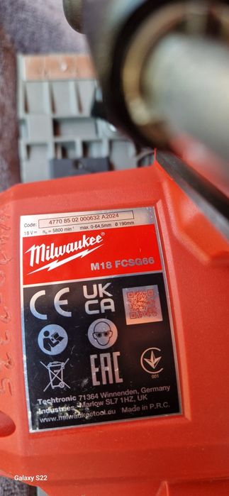 Milwaukee circular pe acumulator