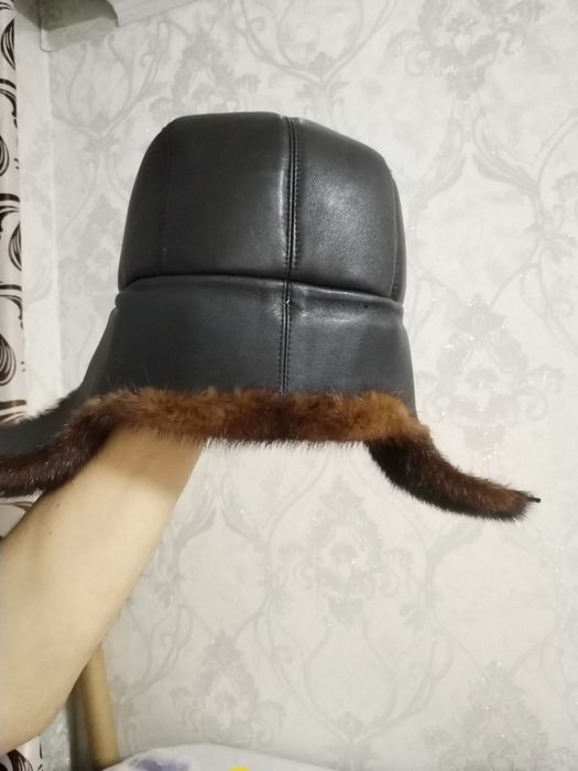 Норковая шапка ушанка
