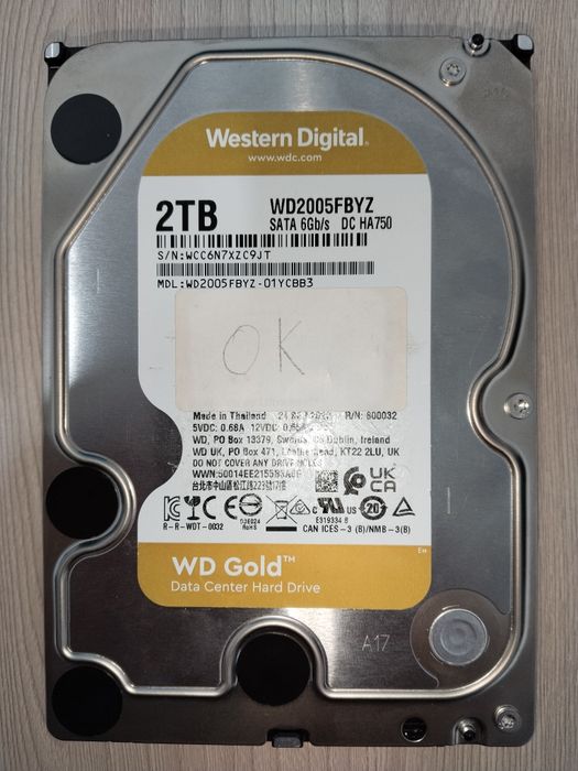 Продаётся жёсткий диск wd