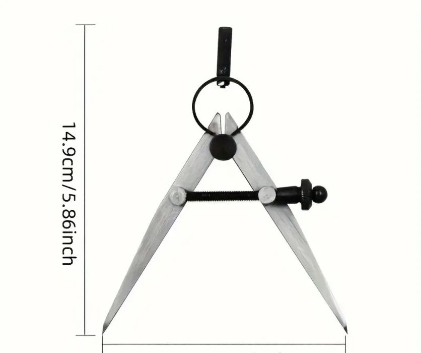 Цыркуль металлический. Стальной.