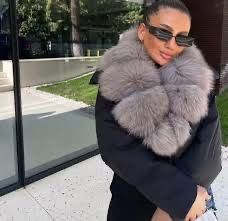 Geaca blana naturala