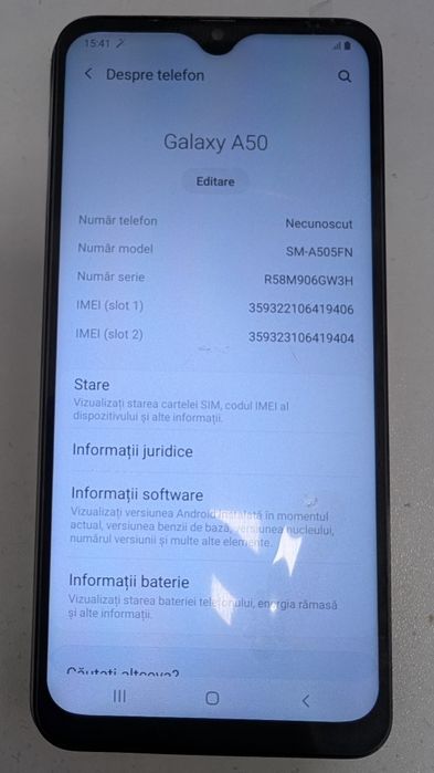 Samsung A50 128Gb stocare / 4gb  ram