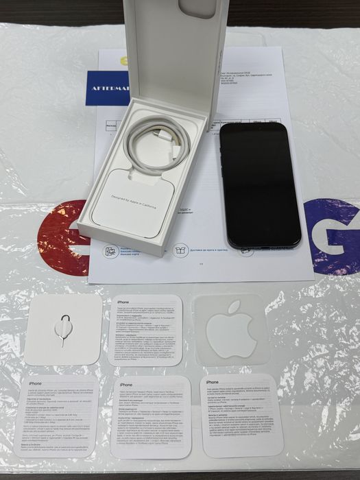 256GB iPhone 15 5G Гаранция Emag 2026 Black / черен