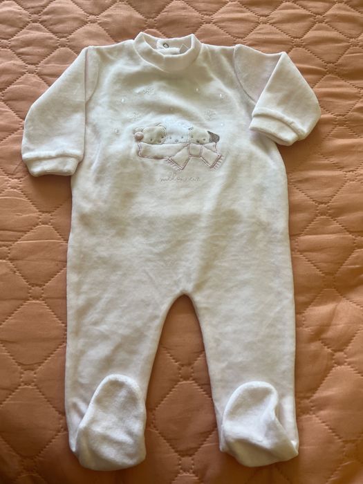 Детски дрехи-ромпър, боди, блуза, ръкавички 3-6 мес. Чисто нови