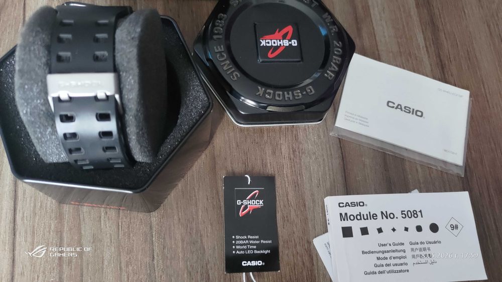 CASIO G-Shock GA100 blue