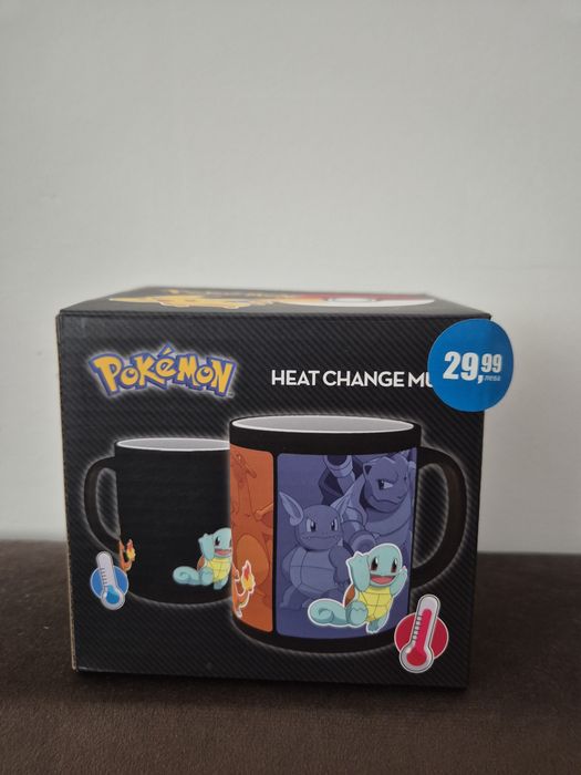 Чаша Pokemon с горещ ефект. Heat Change Mug - Покемон