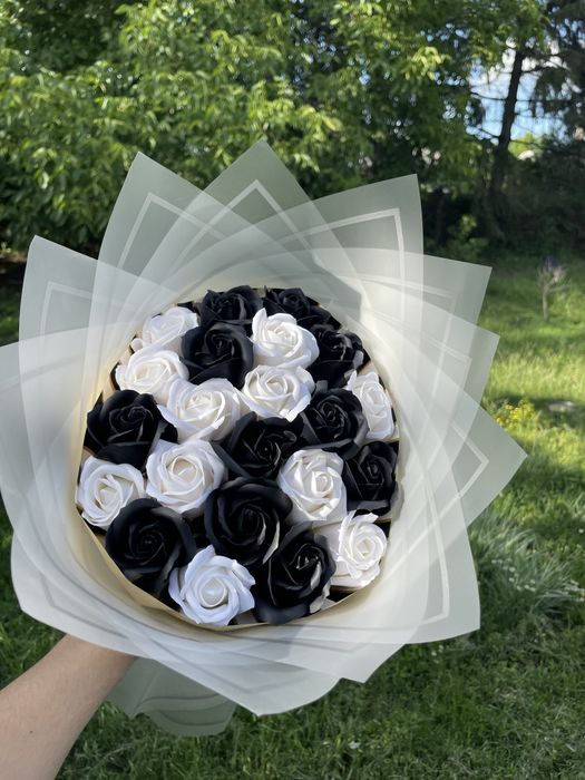 Buchete trandafiri din sapun