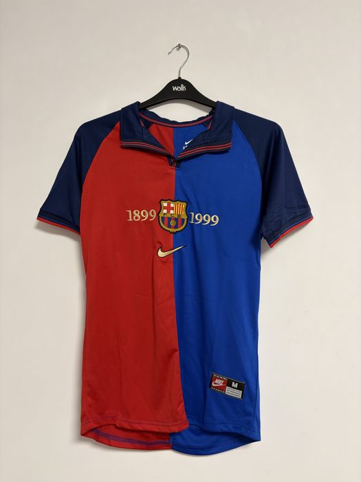 tricou fotbal jersey retro Barcelona Luis Enrique 21 99/00