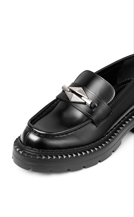 Jimmy Choo мъжки кожени лофери – черни