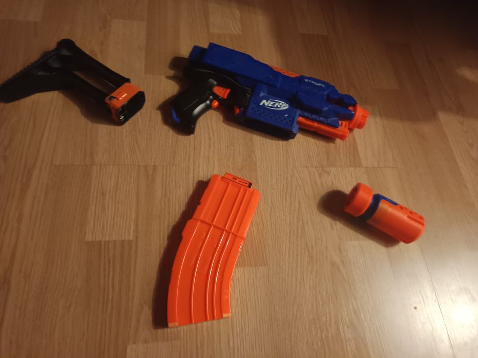 Pușca Nerf electrică "fara gloanțe"!!