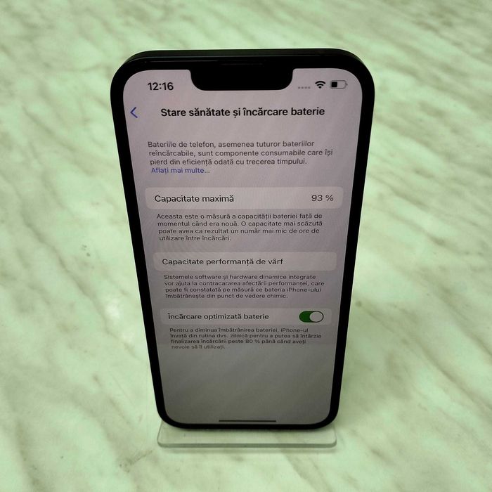 Telefon Apple iPhone 14 Negru 128GB 93%bat Zeus Amanet Rahova 29400