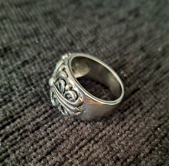 Пръстен с кръст, от медицинска стомана