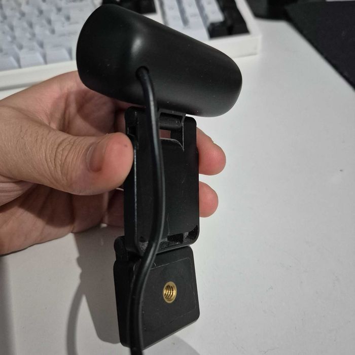 Camera web PC/Laptop cu microfon, Full HD, USB, Negru