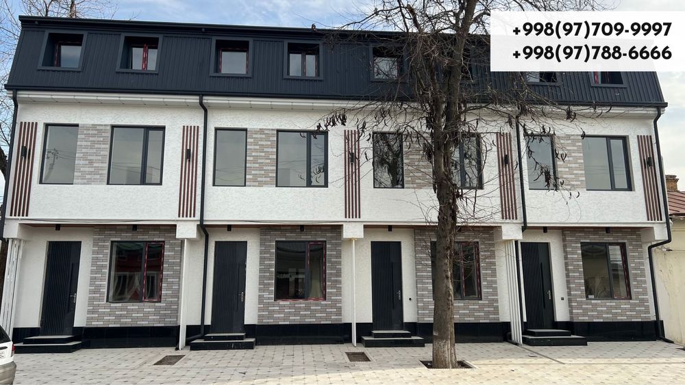 Продам готовы Коттеджи в стиле хай-тек 130 кв.м 3 урвен на Файзабаде