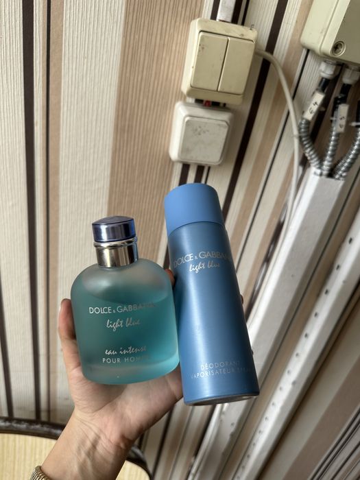 Set dolce&gabbana light blue eau intense pour homme