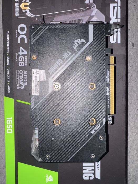ASUS TUF Gaming GeForce GTX 1650 OC 4GB GDDR6