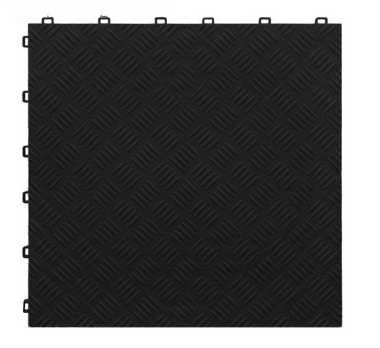 Pardoseala modulara smart floor Detailing Garaj Atelier Service Negru