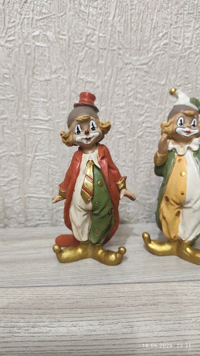 Фигурки декоративные. Клоуны 4шт.