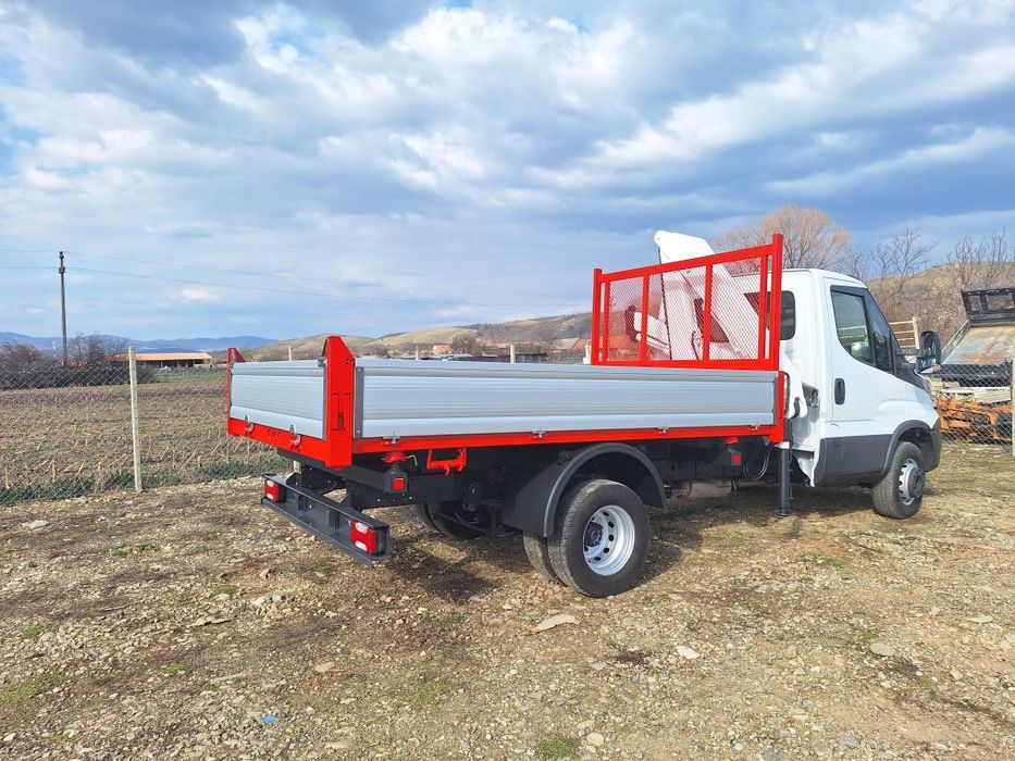 Iveco daily 65c15 detarat 3,5t basculabil și macara