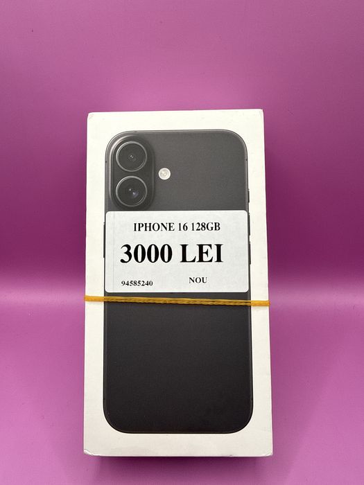 Iphone 16 128 gb nou •Matei Amanet Margeanului• 9458
