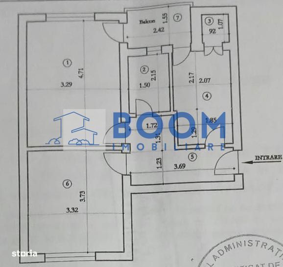 Apartament cu 2 camere | Nord | Parter I-01