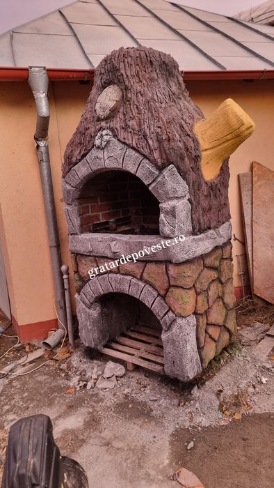 Gratar exterior construit