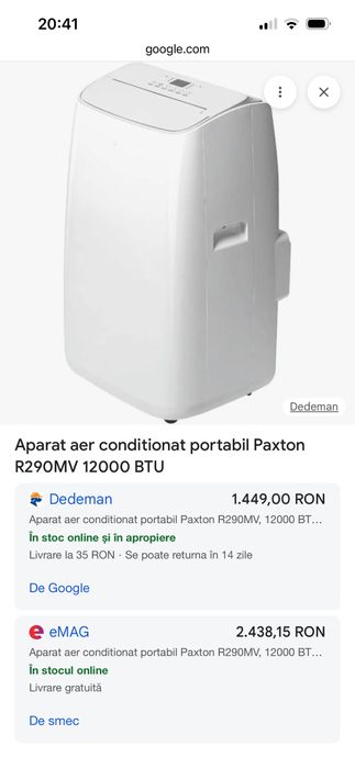 Aer conditinat Plaxton nou