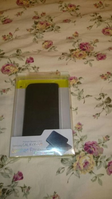 Оригинальный кожаный чехол для samsung galaxy s2