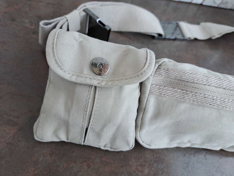 чанта за кръста Adidas by Stella McCartney,бежова чантичка,адидас,бана