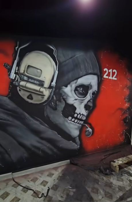 Роспись стен рассом художник