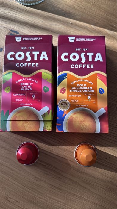 100бр Nespresso капсули- Costa Coffee