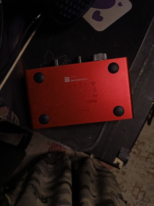Аудиокарта Focusrite Scarlett solo 3rd gen